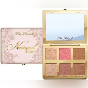 Too Faced Natural Face Pallete blush bronzer and highlight